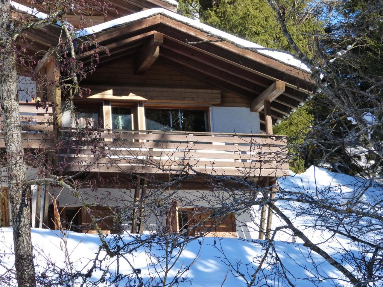 Ferienwohnung Laax Mit Traumblick, Grossem Balkon Und Terrasse Luaran gambar
